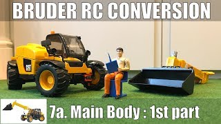 Bruder CAT telehandler pt7a: body 1st part