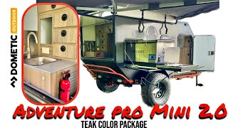 Overland camping trailer -off road off grid -winter camping -Adventure Pro Mini 2.0