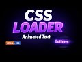 Modern Loading Animation Using HTML & CSS | Beginner Friendly