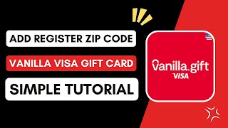 ✅ How To Add Register Zip Code To Vanilla Visa Gift Card