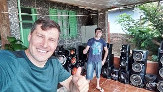 Mini System reunidos e porque parou de fabricar? Chegando na casa do amigo Luiz. #minisystem #volta