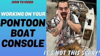 Pontoon Boat Console - Removal & Reinstallation