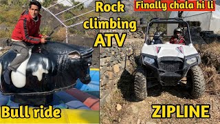 HILL VENTURES Dharamshala | asli Adventure to Yaha hora hai bhai | ATV | Zipline | Slingshot | Bull