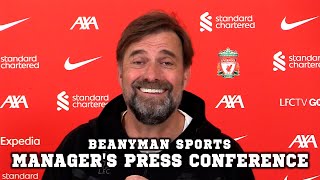 'We had moments where we thought we play CONFERENCE LEAGUE!' | Liverpool v Everton | Jurgen Klopp