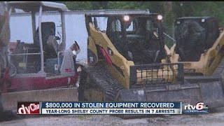 $800,000 in stolen farm equipment recovered