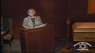 Betty Rubins Funeral Service at Berkowitz-Kumin-Bookatz