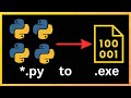 How to Compile Python Files Into EXE!
