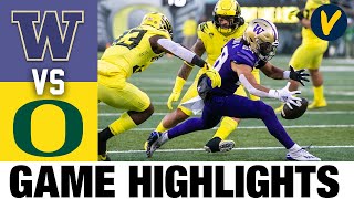 #25 Washington at #6 Oregon | 2022 College Football Highlights