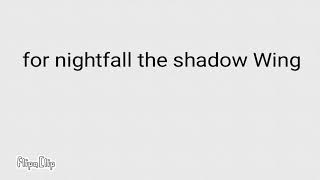 Nightfall shadow wing death scene (no gore) animation contest entry