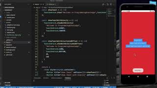 React Native Tutorial 38 - ToastAndroid - React Native