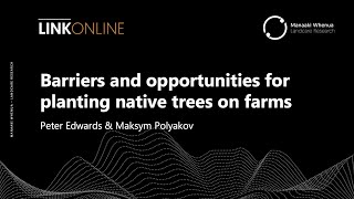 LINKOnline Webinar: Barriers and opportunities for planting native trees on farms