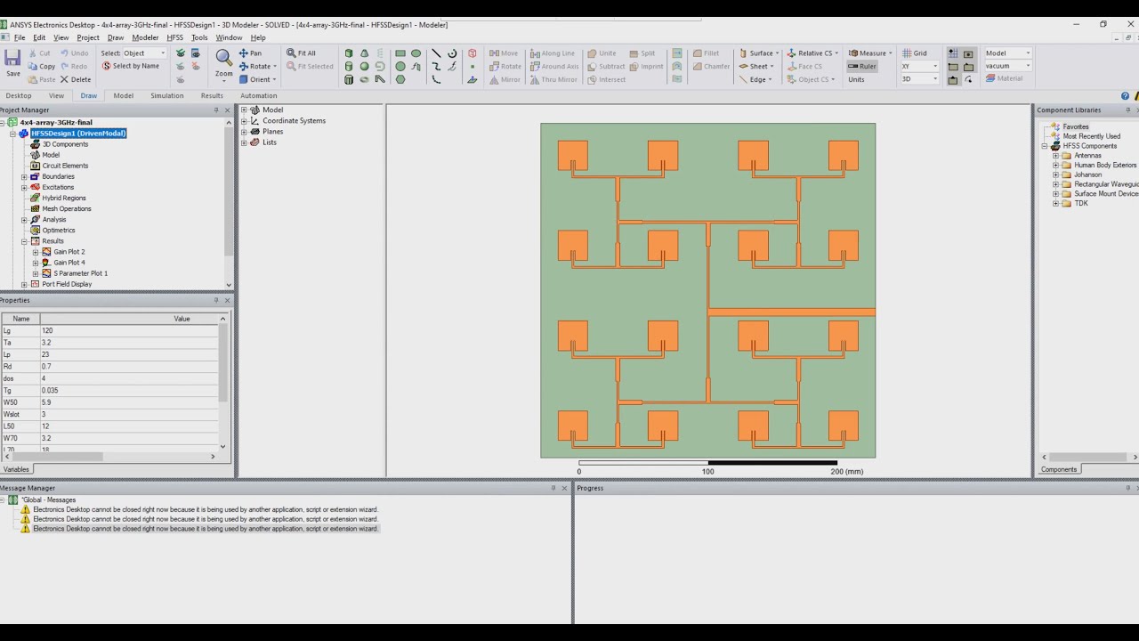 Patch Antenna Array Design Using HFSS - YouTube