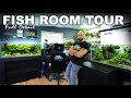 EPIC Fish Room Tour: 1000's of Fish & Shrimp, 30 Tanks in Full Detail