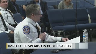 New IMPD chief touts falling crime numbers, offers vision for the future