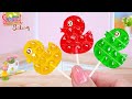 🍋Rainbow Fruit Lollipop🍑Beautiful Miniature Rainbow Duck Lollipop Cake Decorating Ideas🍎Sweet Baking