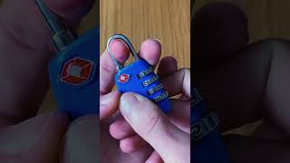 Tsa Lock Forgotten Combination Easy Open Hack Tsa Travel Lockpicking Security