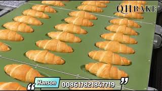 Full automatic Croissant sandwich bread production Line with packing line