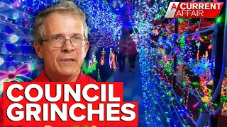 Council grinches shut down family's Christmas display | A Current Affair