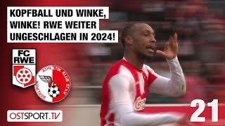 Kopfball und Winke, Winke! RWE weiter ungeschlagen in 2024: Erfurt - BAK | Regionalliga Nordost