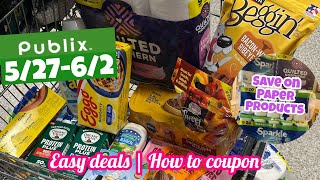 PUBLIX HAUL 5/27-6/2 EASY DEALS | SAVE ON GROCERIES & MORE | HOW TO COUPON 💚