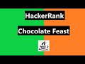 Chocolate Feast Hackerrank Solution - java| hackerrank Algorithms