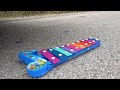 Crushing Crunchy & Soft Things by Car! EXPERIMENT CAR vs MARBLES CUBE