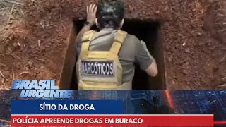 Polícia apreende drogas em buraco cavado embaixo de sítio | Brasil Urgente