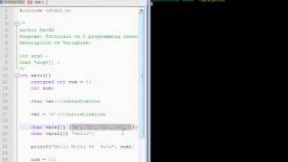 C Programming - Level 3 Arrays, Command Line Arguments, Comments