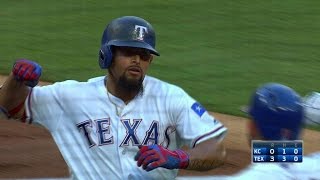 KC@TEX: Odor crushes his 20th homer of the year