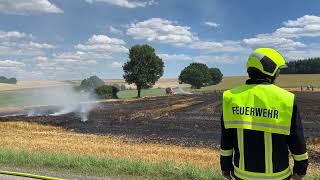 Großer Flächenbrand bei Dickesbach