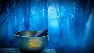 Rain in Woods Tibetan Bowls Relax Study or Sleep with White Noise Music 10 Hours