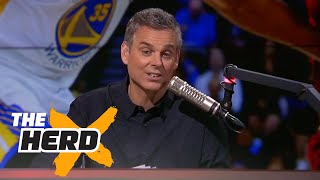 Nobody predicting LeBron's Cavaliers to beat the Warriors in 5 games, should they be? | THE HERD