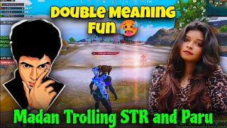 MADAN Roasting STR \u0026 PARU Gaming || #madan #botsquad #streaming #bts #parugaming #trending #troll