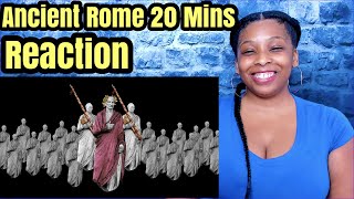 AMERICAN REACTS TO Ancient Rome in 20 minutes | REACTION