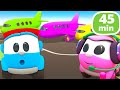 Leo der Lastwagen. Leo und Co. sind am Flughafen. Zeichentrickfilme von KinderLernTV