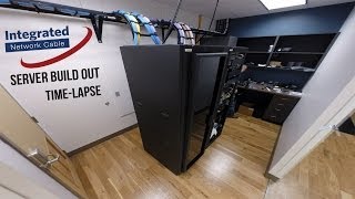 Server Build Out Time-Lapse - Integrated Network Cable