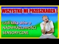 Wszystko mi przeszkadza! Dlaczego? Bo tak!!! czyli co to jest NADWRAŻLIWOŚĆ SENSORYCZNA