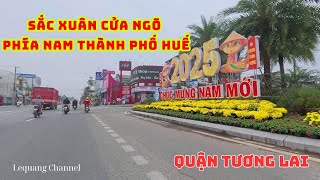 Không khí Tết qua TX Hương Thủy - nơi sẽ là Quận mới tương lai của Thành phố Huế trực thuộc TW