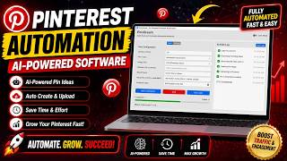Pinterest AI Automation Tutorial 🔥 Generate & Upload Pins Automatically