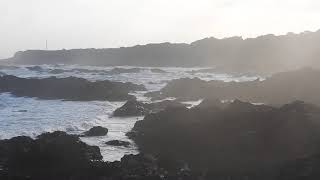 台風１０号後の海とモッチョム岳　屋久島　yakushima