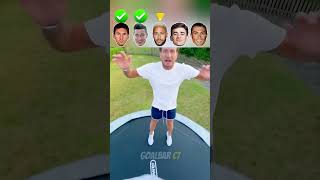 Ronaldo vs Messi vs Neymar vs Gavi s Lewandowski : Epic Jump Challenge 💀😍 #ronaldo #zlatan #shorts