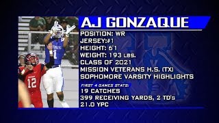 AJ Gonzaque WR (Sophomore Mid-Season)