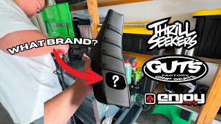 How to install a THRILL SEEKERS seat cover onto your ELECTRIC RAZOR PIT BIKE!