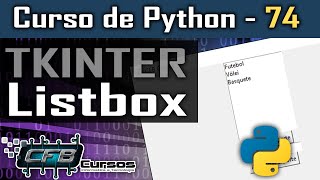 Tkinter - Listbox - Python Course #74