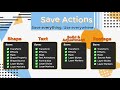 SaveAction Tutorial
