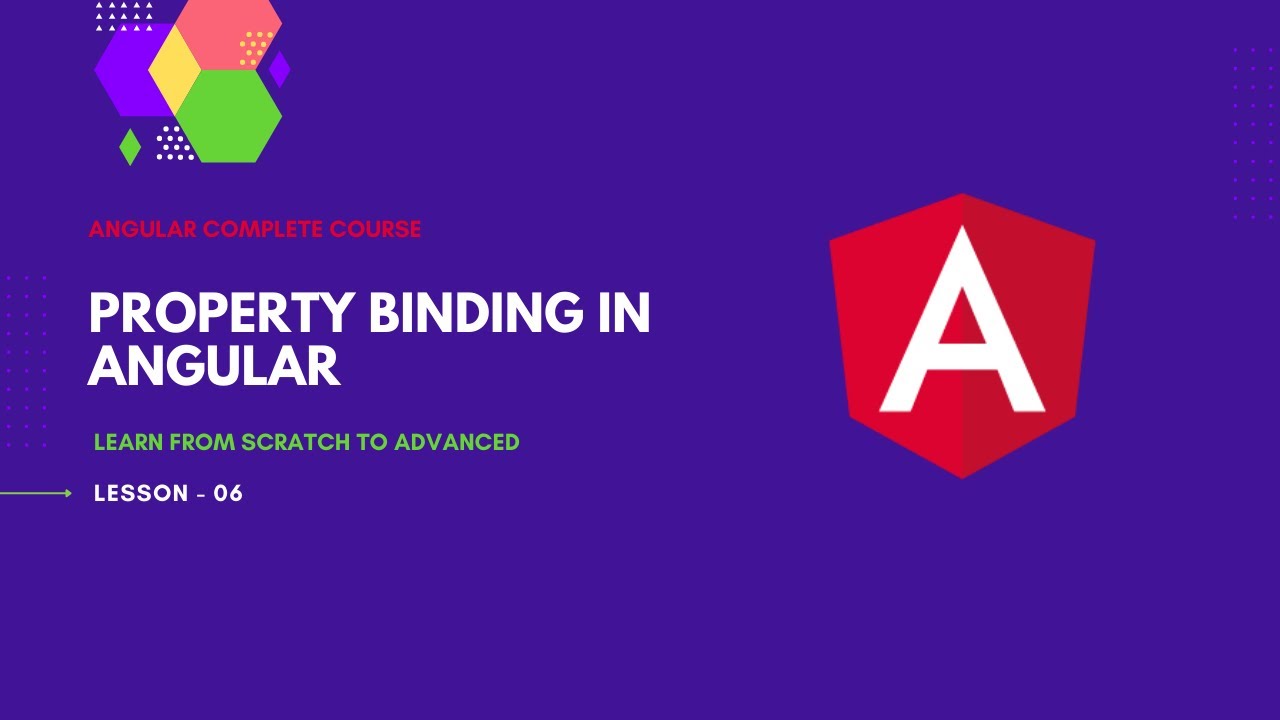 6 Property Binding In Angular Components Youtube