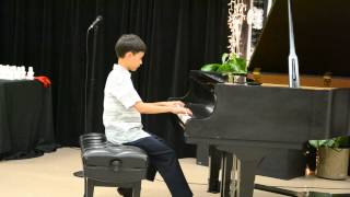 Nataniel Agustin now 10 years old playing Rhapsodie by Maxwell Eckstein