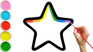 Draw a star for kids