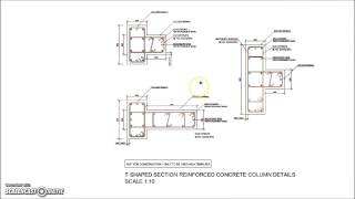 T Shaped Reinforced Concrete Column Details