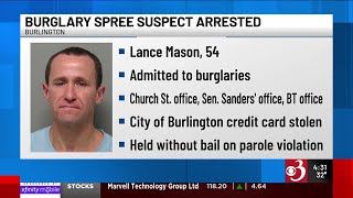 Suspect accused in burglary of Sanders’ campaign office nabbed in South Burlington